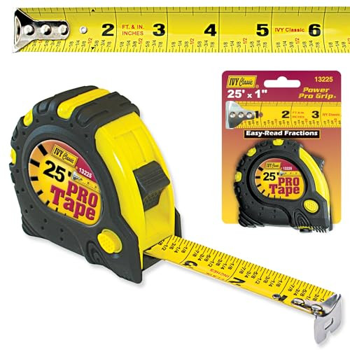 IVY Classic 5m/16' x 1" Pro Measuring Tape (Metric/Inch), 13217