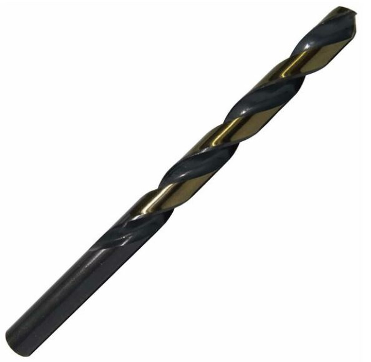 Northland 080718 HSS Jobber Drill, Black Oxide / Gold, 3-1/16 "Flute Length, 4-3/8" OAL, 19/64 Size (Pack of 12)