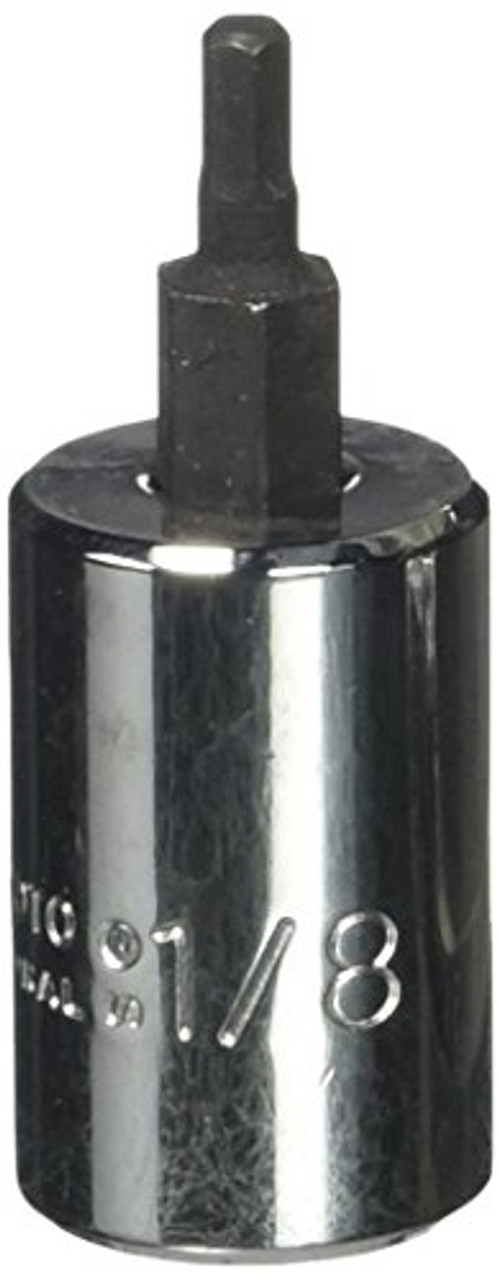 Blackhawk Socket Bit, 3/8 in. Dr, 1/8 in. Hex (J49901/8ST)