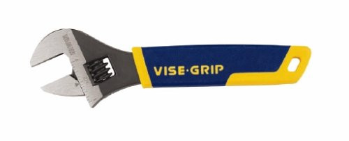 Irwin 2078606 Vise Grip 1-Inch Jaw Capacity 6-Inch Adjustable Wrench with Comfort Grip