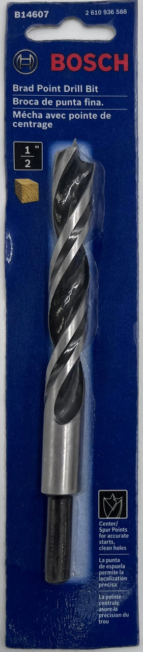 Bosch B14607 Brad Point Drill Bit 1/2 in