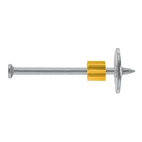 DeWalt 50113MG-PWR 0.300" Head Galvanized Drive Pins w/ 1" Washer, 2-1/2" x .3" x .145", 100-Pack