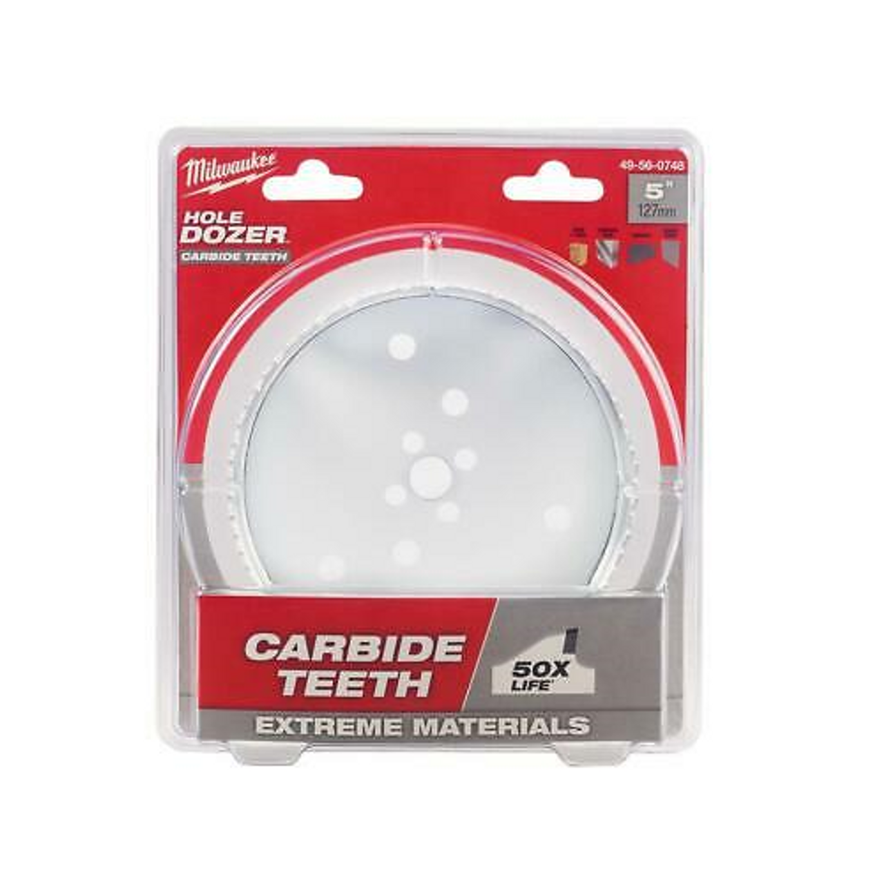 MILWAUKEE 49-56-0748 Carbide Tooth 5" Hole Saw