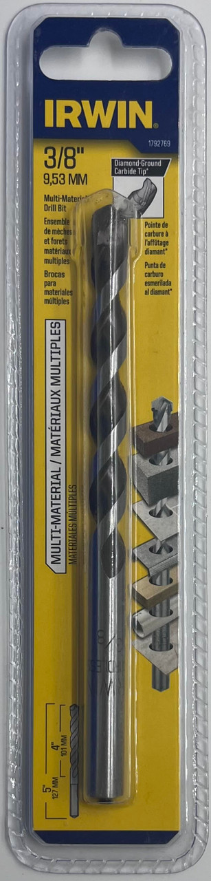 Irwin Tools 1792769 3/8-Inch Multi Material Drill Bit