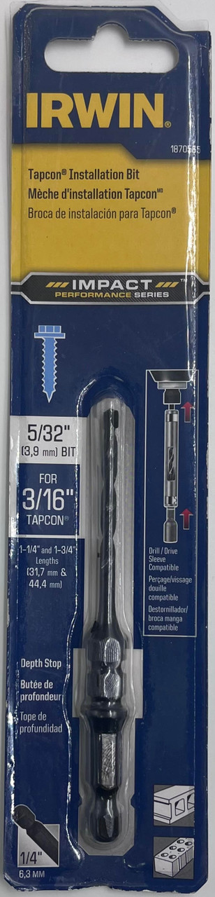 Irwin 1870565 Impact Drill Bit 5/32 inch