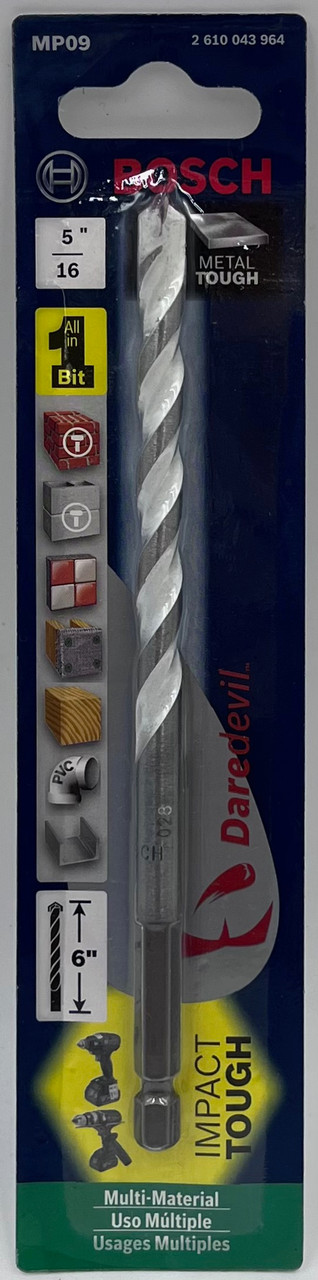 Bosch MP09 - 5/16" x 4" x 6" Daredevil Multipurpose Drill Bit