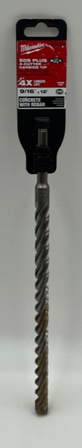 Milwaukee 48-20-7384 SDS Plus Hammer Drill Bit 9/16" x 10" x 12" - 4 Cutter