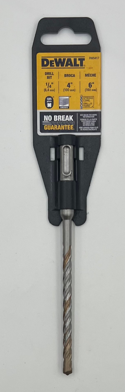 DEWALT DW5417 1/4-by-4-by-6-Inch Rock Carbide SDS Plus Hammer Bit