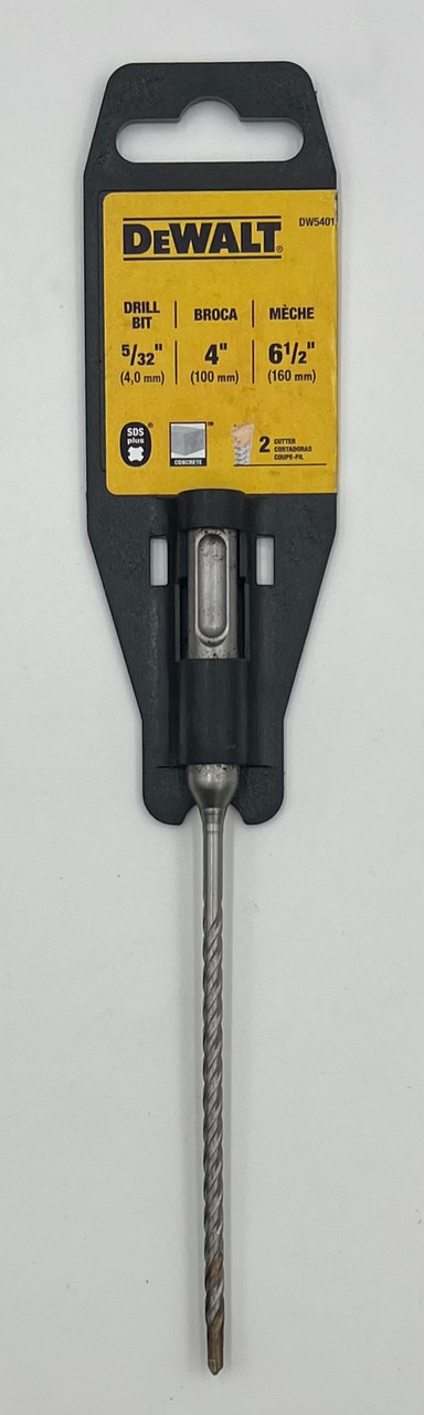 DEWALT DW5401 5/32-by-4-1/2-Inch x 6-1/2-Inch Rock Carbide SDS Plus Hammer Bit