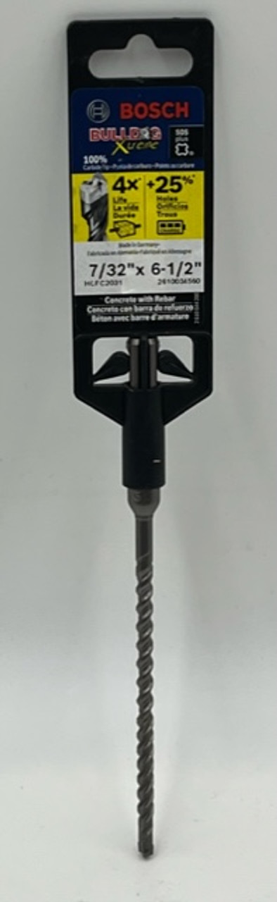 Bosch HCFC2031 Bulldog 4x Life Concrete with Rebar SDS Plus Hammer Bit 7/32" x 6-1/2"