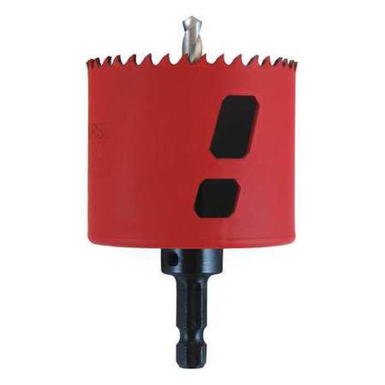 MORSE MHSA42C Hole Saw, 2-5/8 in Dia, 1-15/16 in D Cutting, 3/8 in Arbor, 4/6 TPI, HSS Cutting Edge