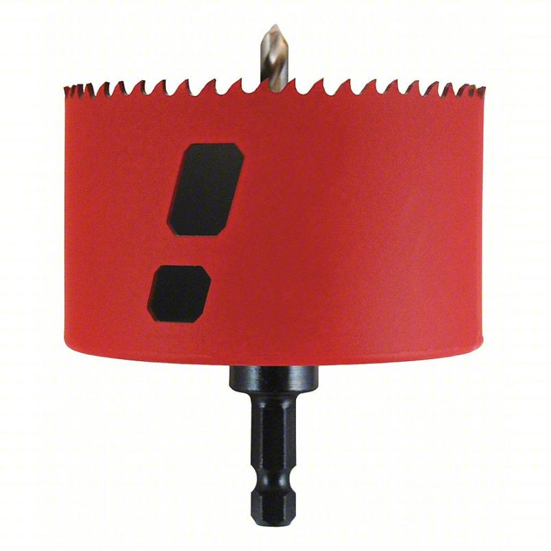 MK Morse MHSA48C Hole Saw with Attached Arbor, 3" Dia