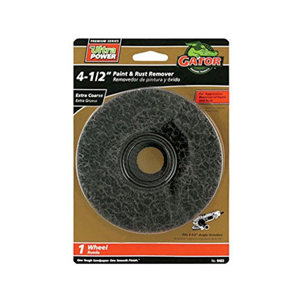 Gator Grit Paint & Rust Remover 4-1/2 " Fits All 4-1/2 " Angle Grinders