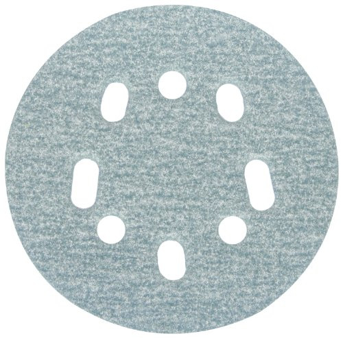 Norton (10-Pack) 5" Diameter, P180 Fine Grit Finishing Multi-Hole Pattern Hook & Sand Sanding Discs #03219