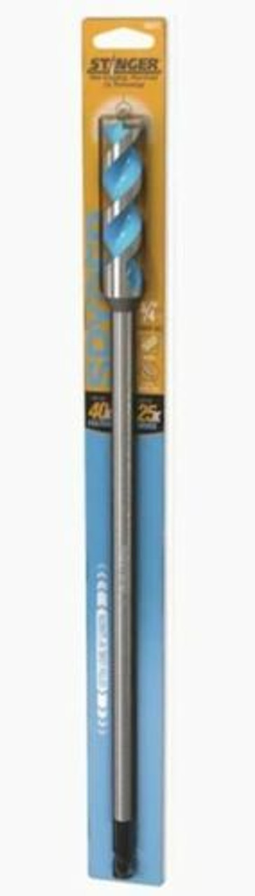 Spyder Stinger Power Bit 3/4-in x 16-in Woodboring Spade Drill Bit