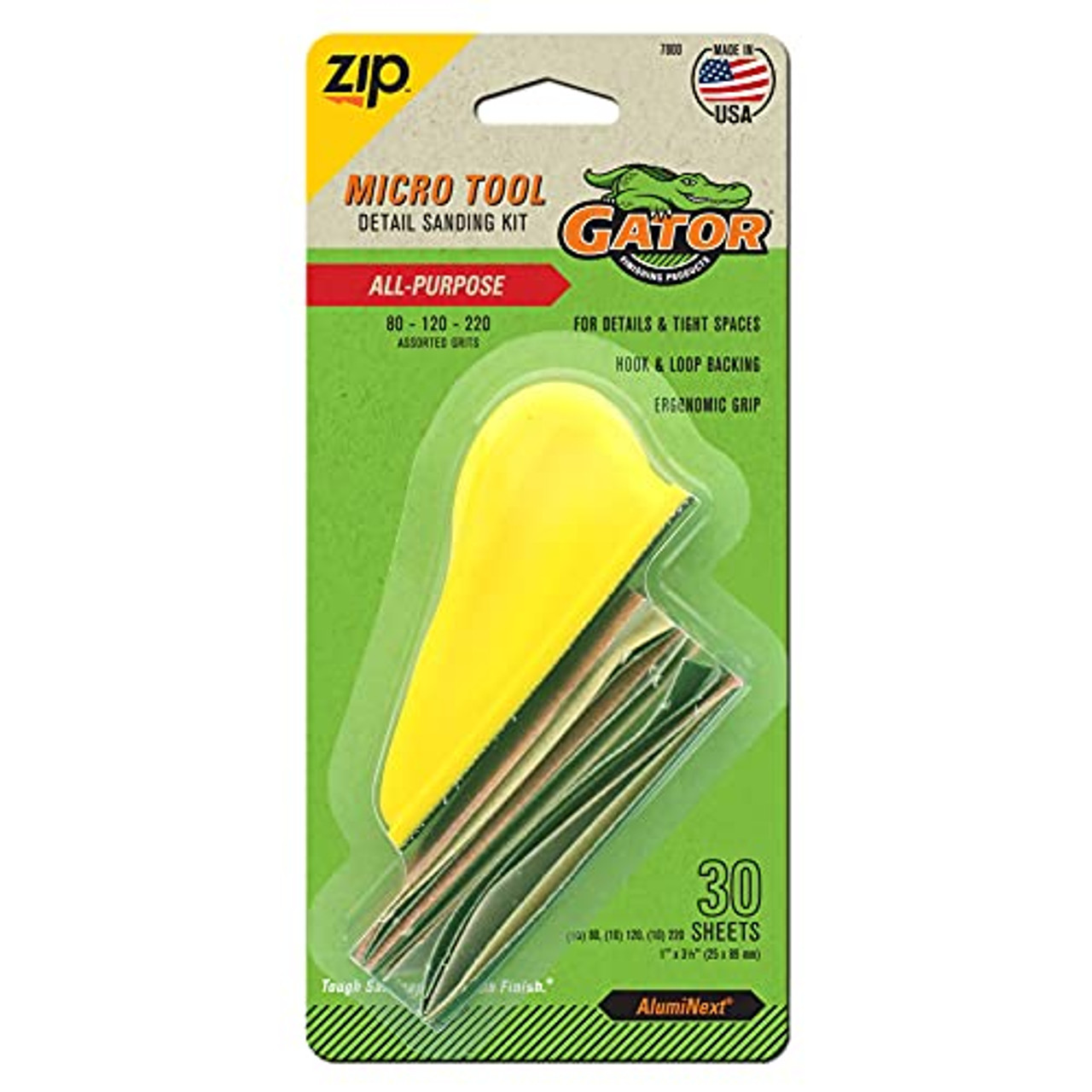 Gator MicroZip Sander Kit, Assorted  7800