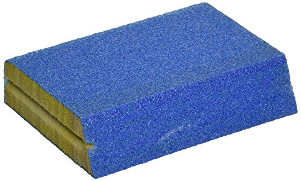 Norton Sanding Sponge 82068, 4-1/2" x 3-11/16" x 1" - 1 Count, Blue