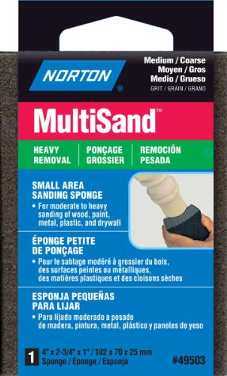 Norton Co. Sanding Sponge 49503, 1-Pack