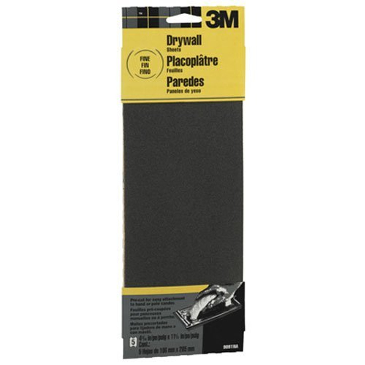 3M 9091NA 9091 Drywall Sanding Sheet, Pack of 1