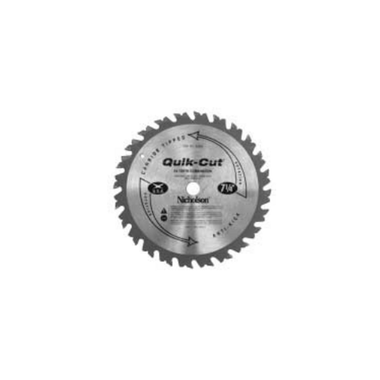 Nicholson 80879 Quik-Cut Combination Circular Saw Blade, 16T x 7-1/4" - BULK