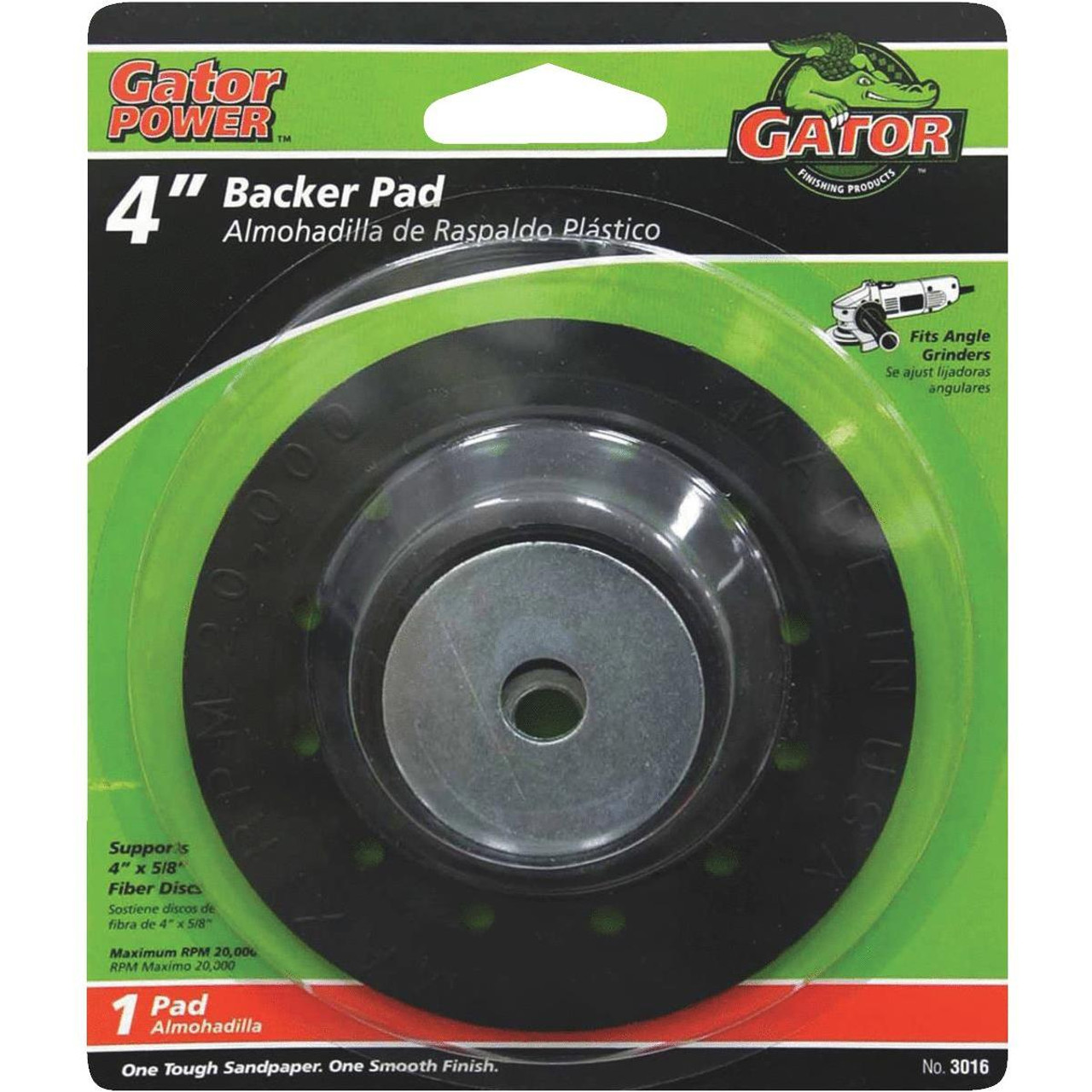 Gator 4" Rubber Backer Pad (3016)