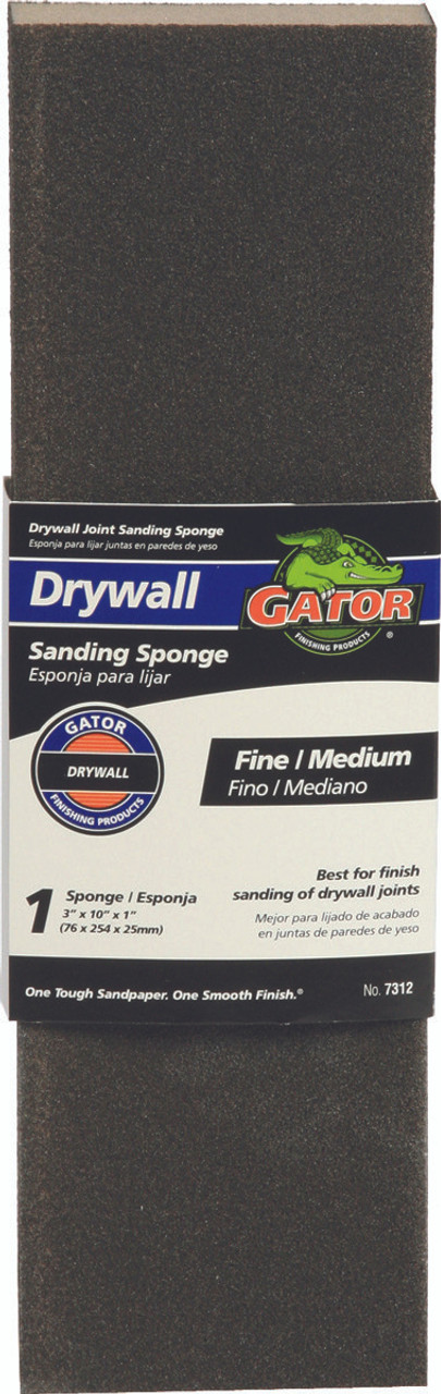 Gator 7312 Sanding Sponges, 3 inch x 10 inch x 1 inch