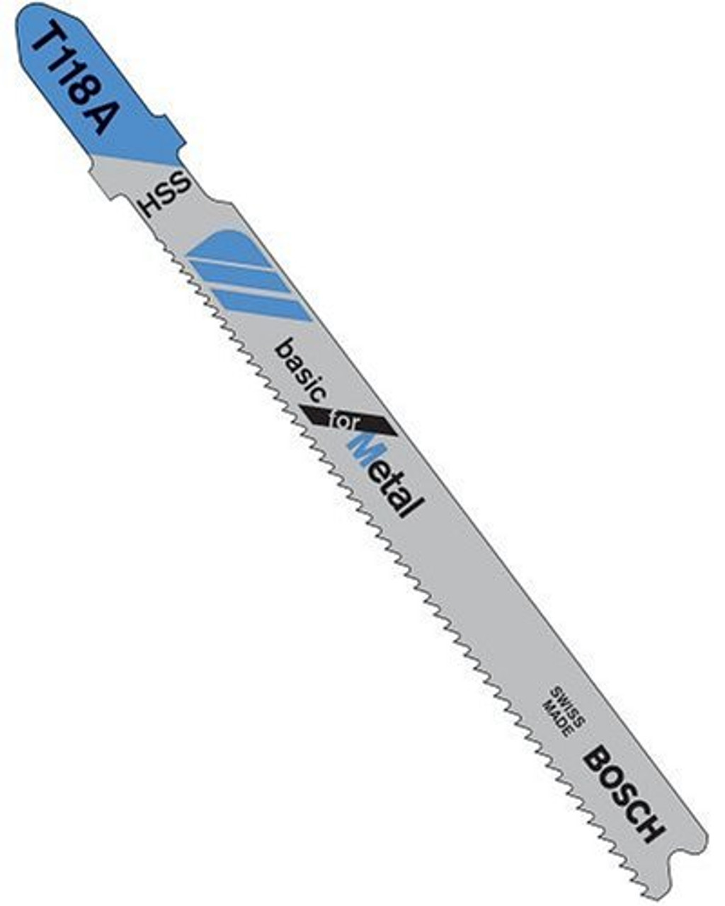 Bosch T118A 3-Inch 24-Tooth Jig Saw Blades, 5-Pack T-Shank