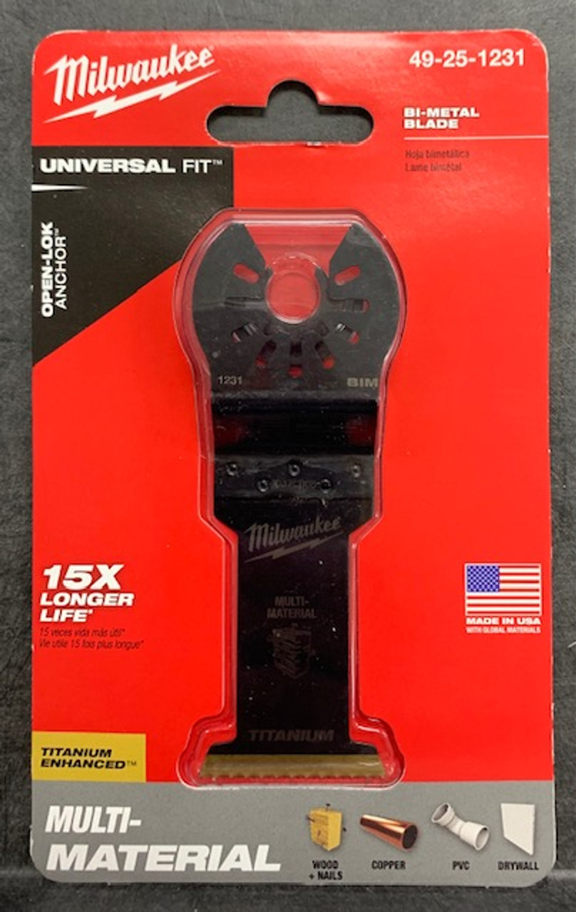 Milwaukee 49-25-1231 Titanium Enhanced Oscillating Blade