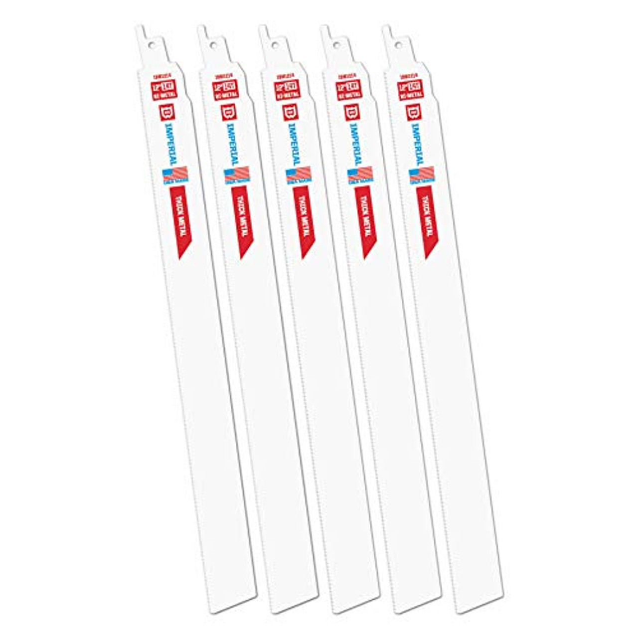 Imperial Blades IBM1214-5 Metal-X 12" 14 TPI Thick Metal Reciprocating Blade, 5PC