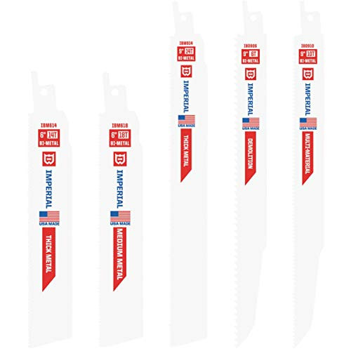 Imperial Blades Demolition Saw Blade Kit 6 and 9 inch blades 5 Pk