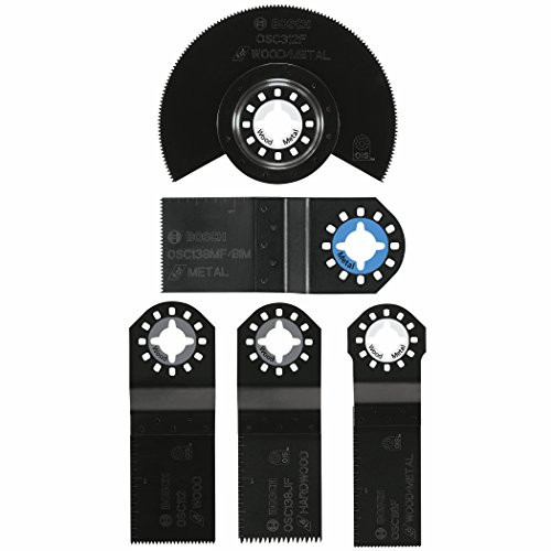 BOSCH Accessories OSCS5 Oscillating Multi-Tool Accessory Set, 5-Piece