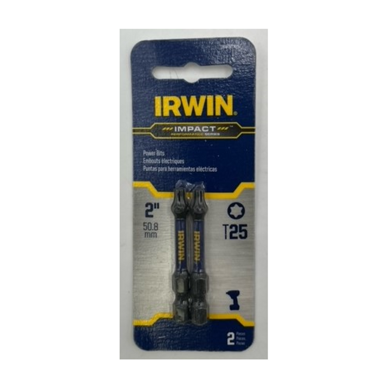 Irwin IWAF32TX252 Torx Impact Power Insert Bit T25 x 2 inch - 2 pack
