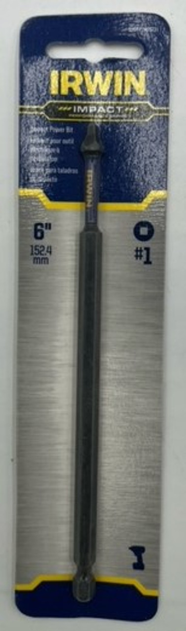 Irwin IWAF36SQ1 Square Impact Power Insert Bit #1 x 6 inch - 1 pack
