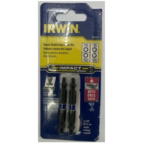 Irwin Tools T20 Torx Einsatz-Bit – 2,5 Cm Länge, Für Hohes Drehmoment | Schaftdurchmesser 6,35 Mm, Ideal Für Automotive & Computer