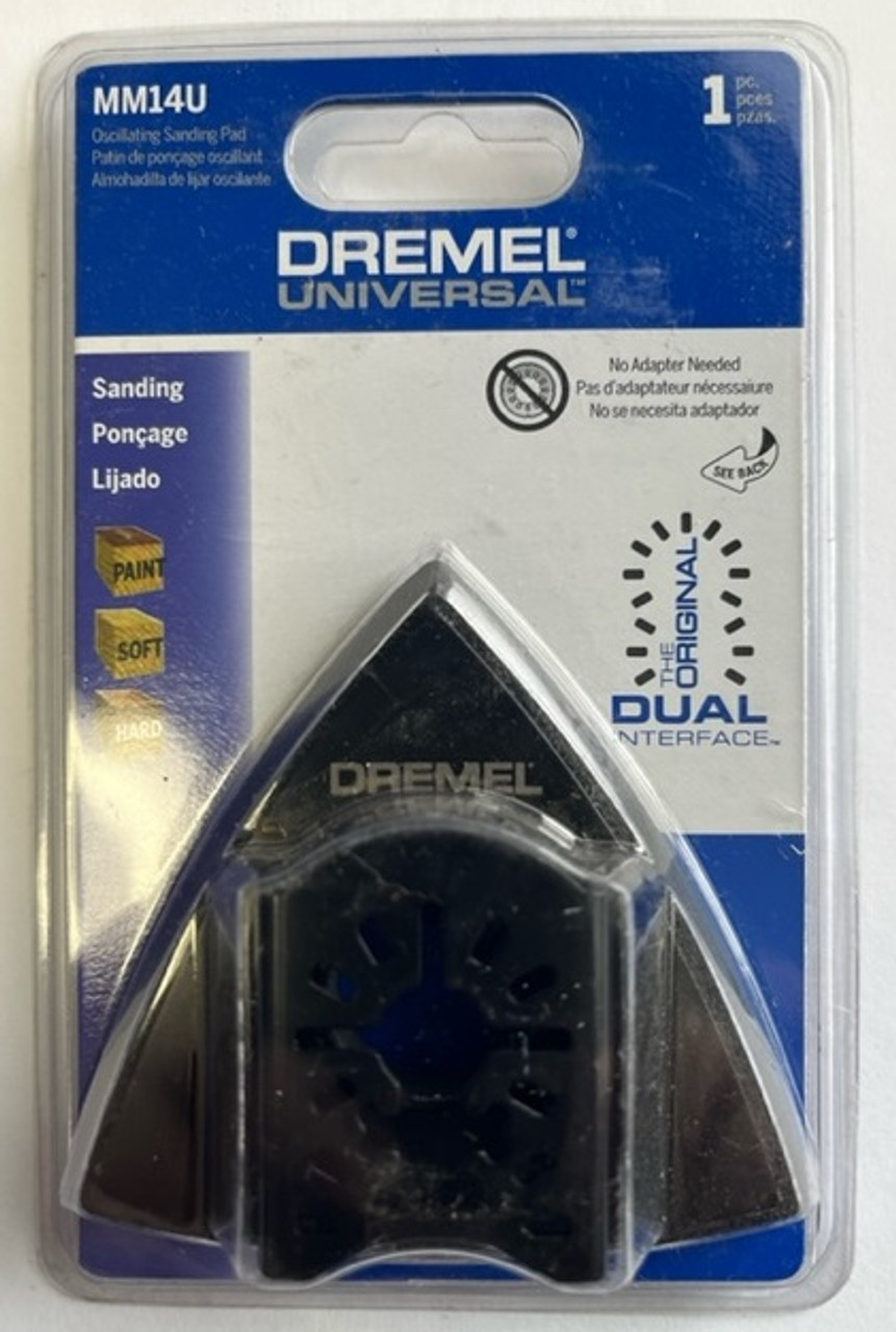 Dremel MM14U Universal Sanding and Surface Removal Hook and Loop Oscillating Multi-Tool Blade Backer Pad (1-Piece)