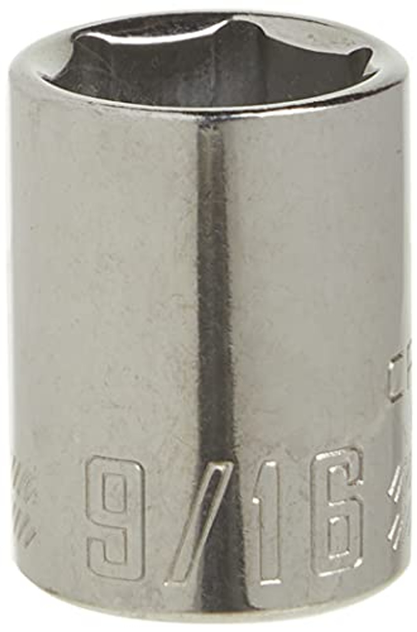 CRAFTSMAN Shallow Socket, SAE, 3/8-Inch Drive, 9/16-Inch, 6-Point (CMMT43004)