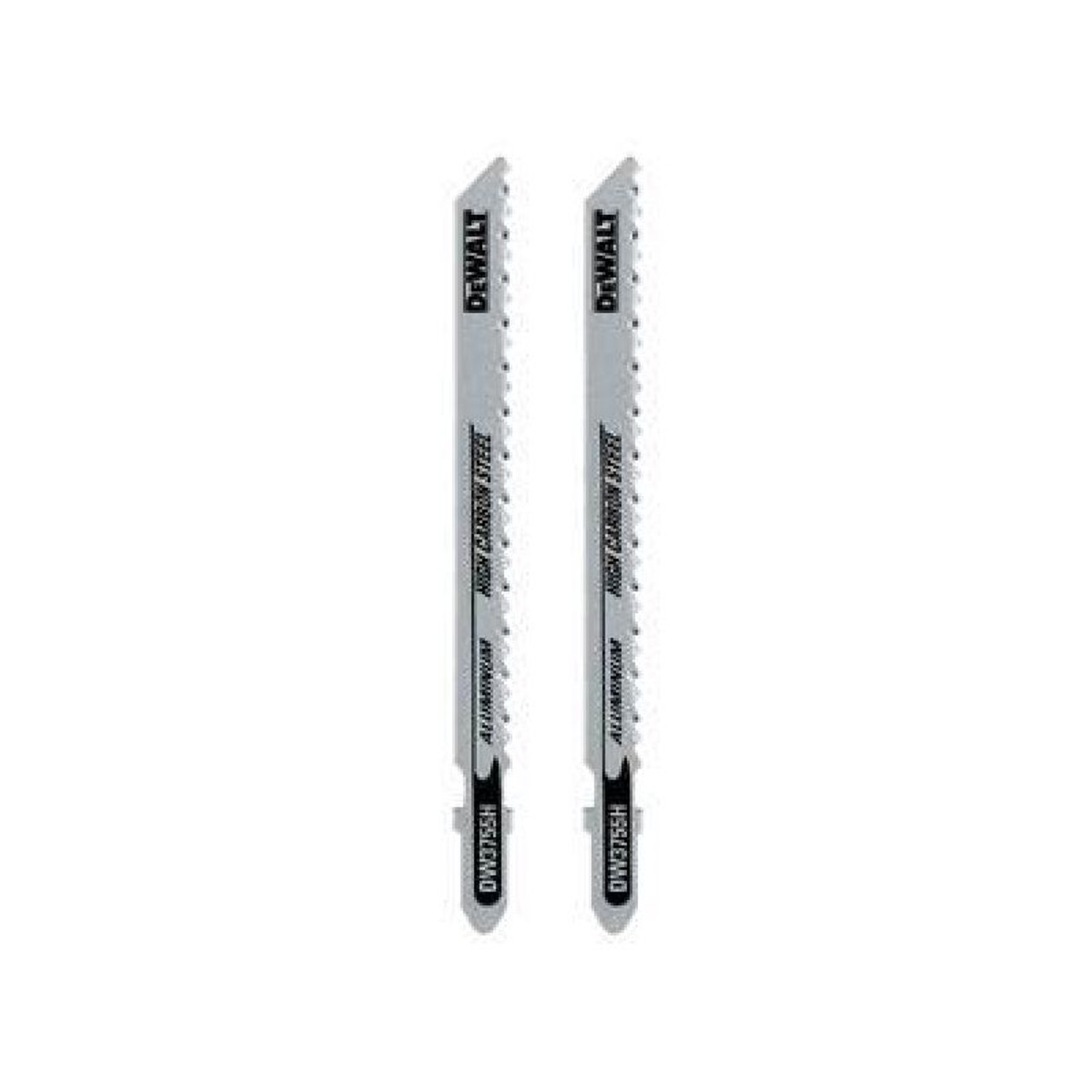 DeWALT DW3755H2 High Performance Jig Saw Blade, 4 in L x 1/4 in W, 8, High Carbon Steel Body, 1-PK/2-BLADES