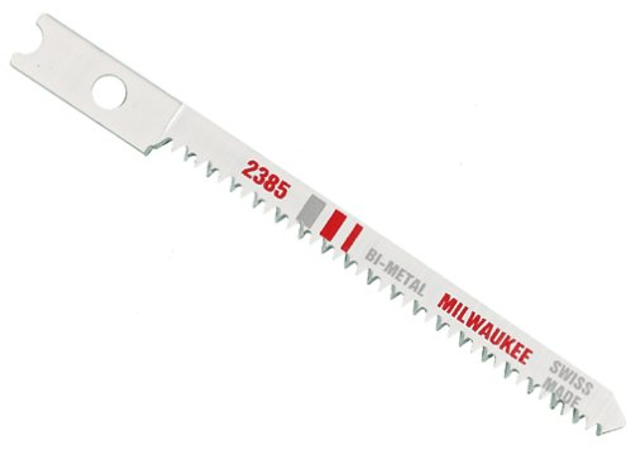 Milwaukee 48-42-2385 2-3/4-Inch, 20 Teeth per Inch, Bi-Metal Jig Saw Blades, 5-Pack