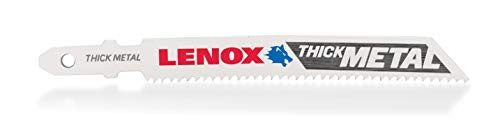 LENOX Tools 1991595 T-Shank Power Arc Thick Metal Cutting Jig Saw Blade, 3 5/8" x 3/8" 14 TPI, 3 Pack
