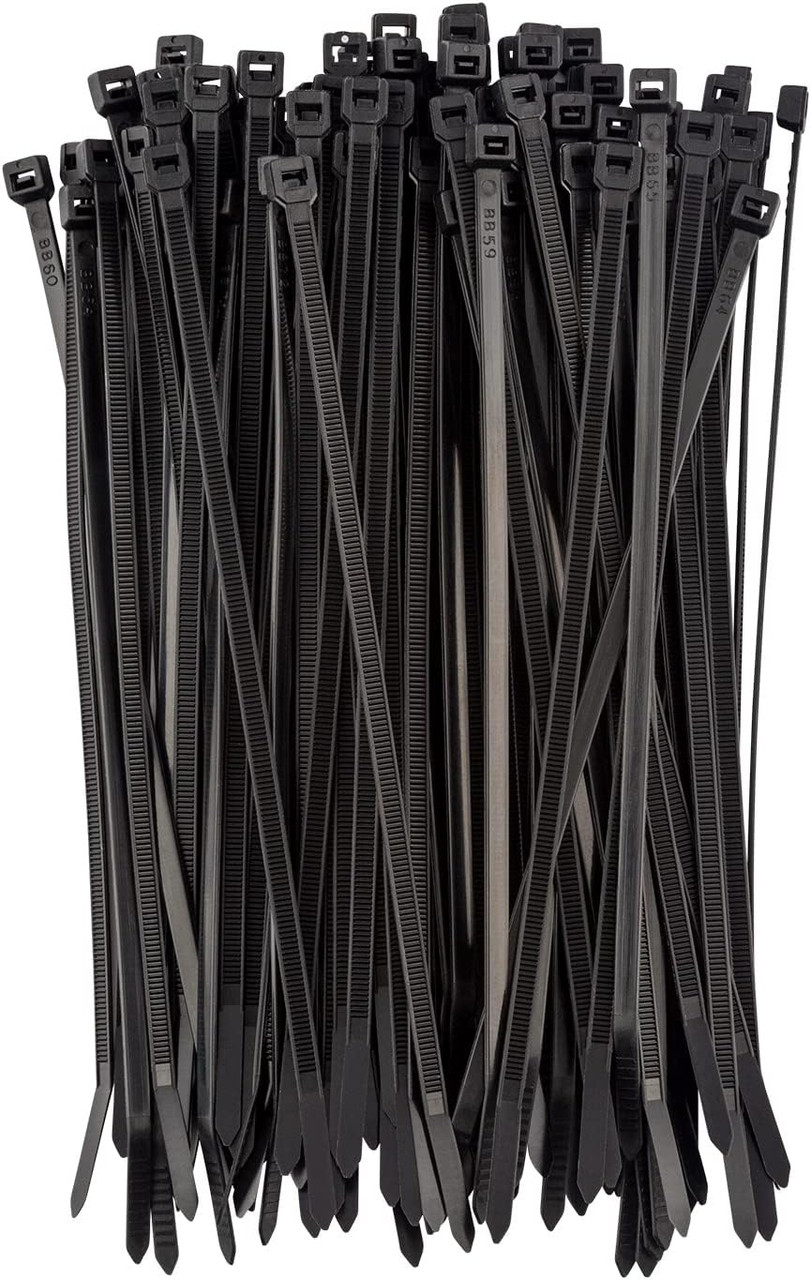 Consumers Choice 8 inch Cable Ties, 100 pack, Black - CC8CT100