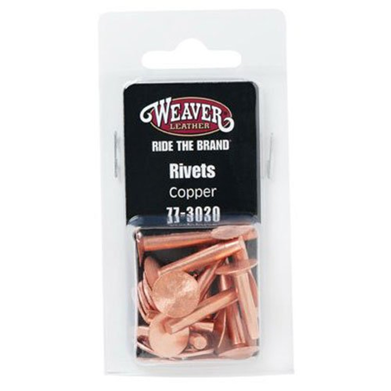 Weaver Leather 77-3020 12PC Copper Rivet & Burr