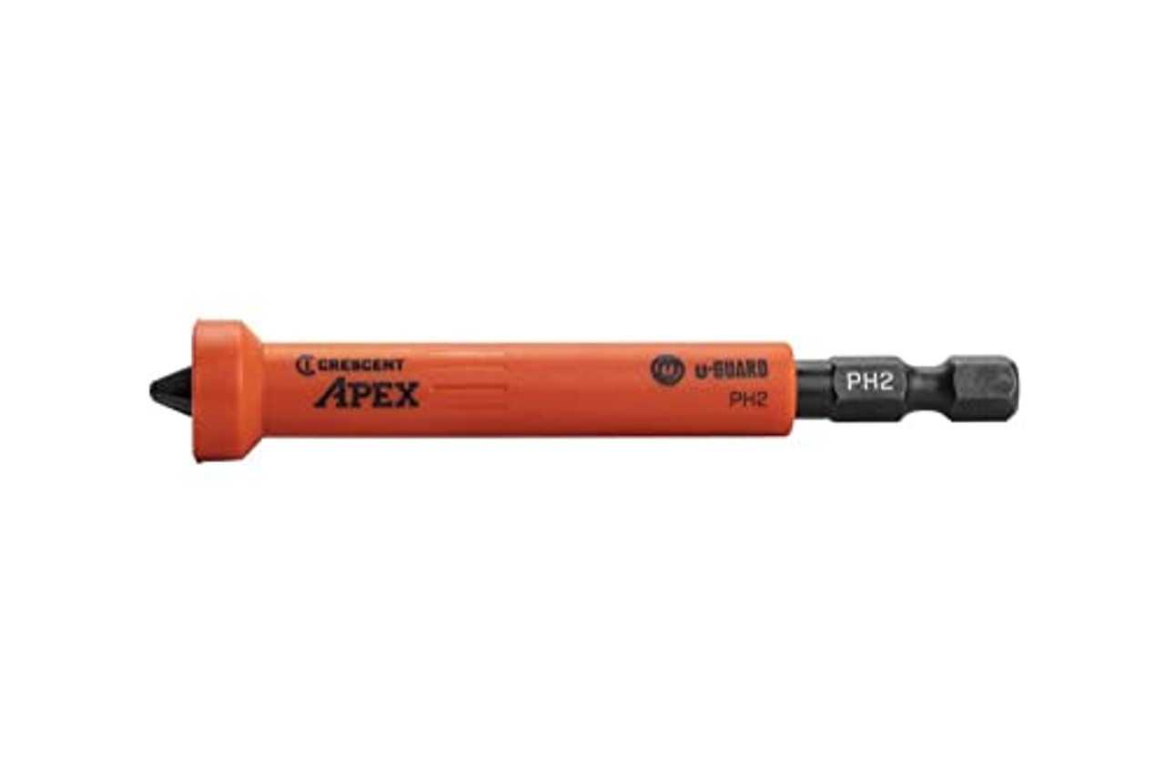 Crescent Apex CAUMB3BPH2 3 1/2" Covered Power Bits with Ring Magnets, 2Pk