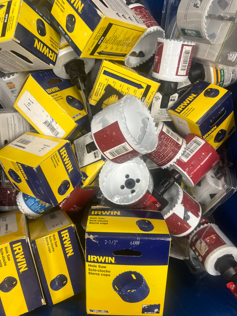 Assorted Brand Name Bi-Metal Hole Saws - 2-1/16in