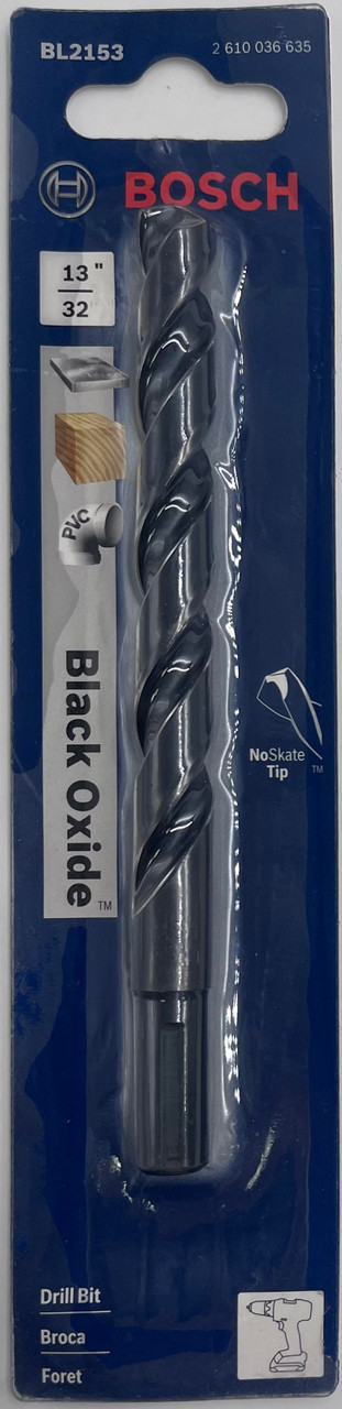 Bosch BL2153 Black Oxide DrilL Bit 13/32 in