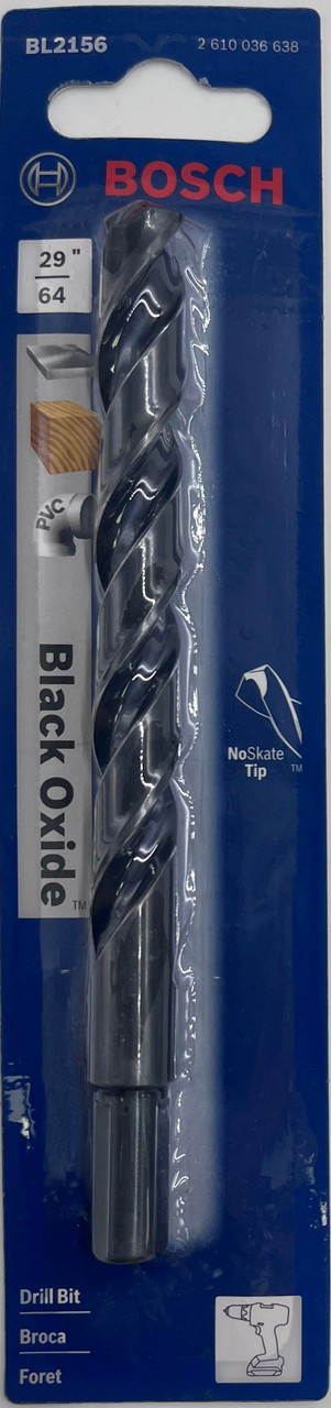 Bosch BL2156 Black Oxide Drill Bit 29/64 in