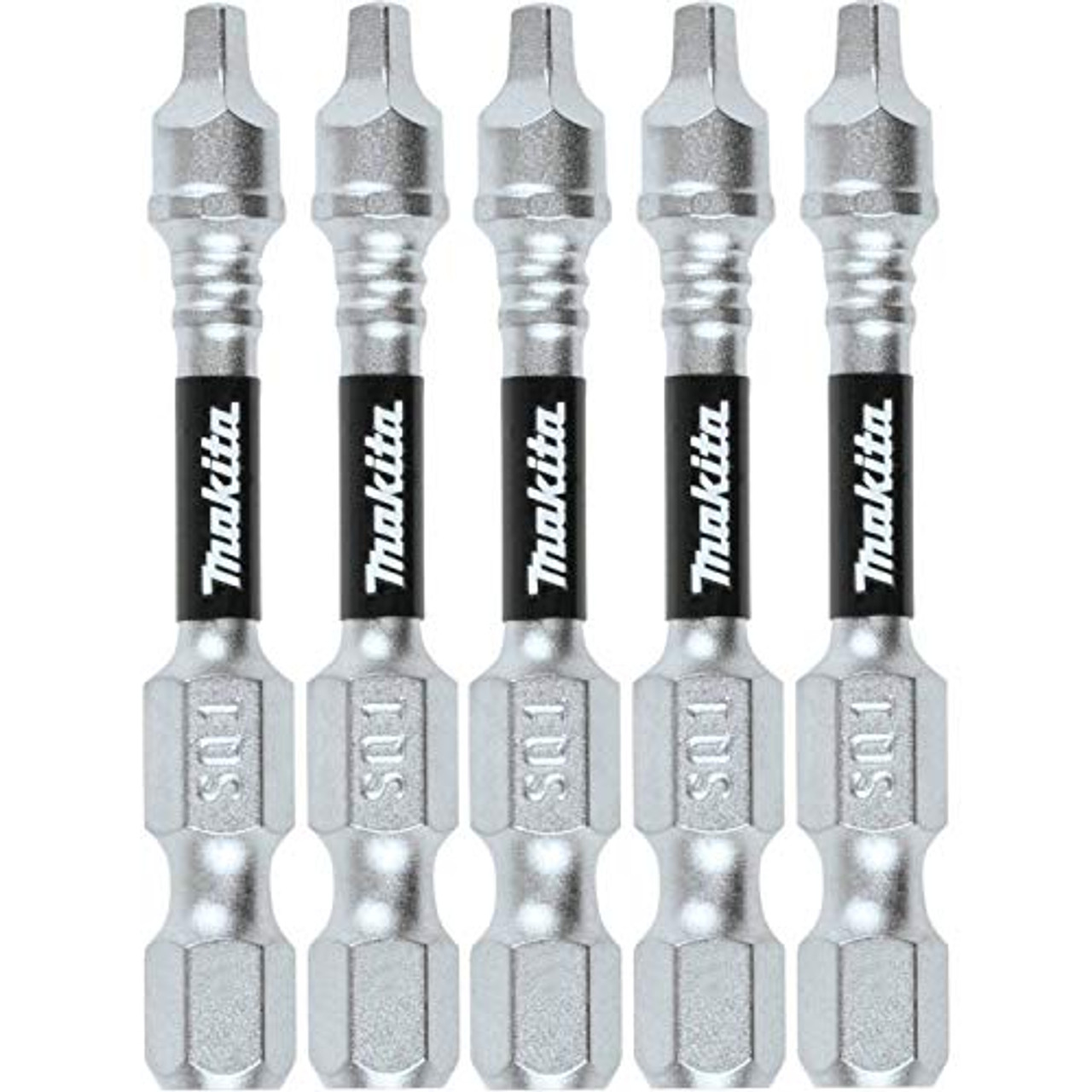 Makita E-00935 Impact XPS™ #1 Square 2" Power Bit, 5/pk