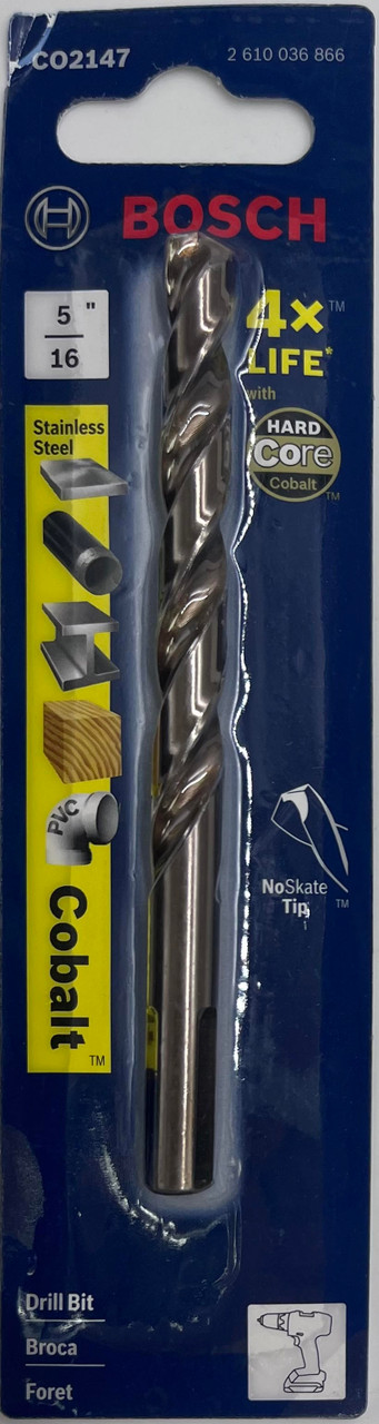 Bosch CO2147 Cobalt Drill Bit 5/16 in