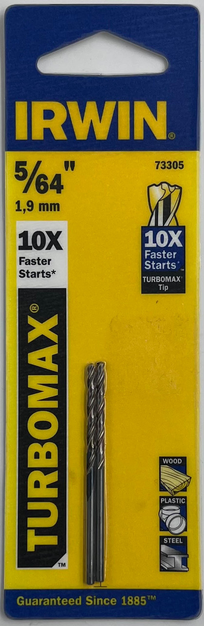 Irwin 73305 Turbomax Drill Bit 5/64 inch
