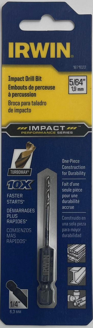 Irwin 1871022 Impact Drill Bit 5/64 inch