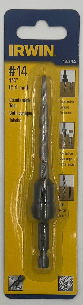 Irwin Tools 1882785 SPEEDBOR Countersink Wood Drill Bit, Number-14